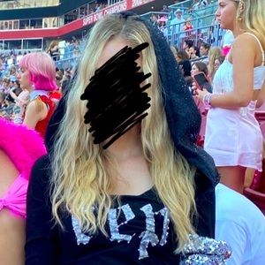 Eras Outfit ✨ Handmade Item- Reputation theme sparkle hood